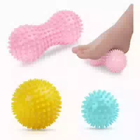 Massagebälle Faszienball Igelball 3er Noppen Rücken Pink Gel 1 st