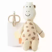 Matchstick Monkey Geschenkset – Beißring & Plüschtier mit Beißapplikation