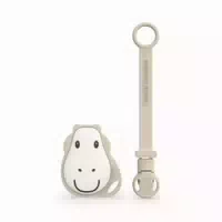 Matchstick Monkey Geschenkset Schnullerclip & Flacher Beißring