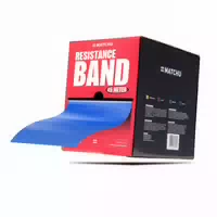 Matchu Sports Fitnessband Rolle 45 Meter Widerstandsband Resistance Band