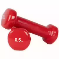 Matchu Sports Vinyl Kurzhantel Set 0 5 1 2 3 4 5 kg Fitness Hanteln Gymnastikhanteln