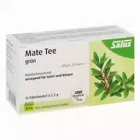 Salus Mate Tee Grün Kräutertee Mate Folium Bio 15 St Filterbeutel