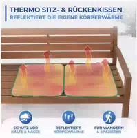 Thermo Sitz & Rückenkissen Xl 1 Stück