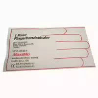 Handschuhe Strick Baumwolle Gr 7 Dünn 2 st