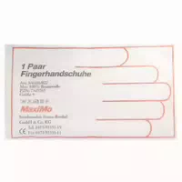 Handschuhe Strick Baumwolle Gr 9 Dünn 2 st