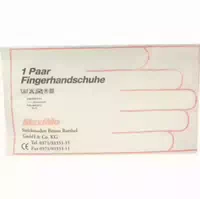 Handschuhe Strick Baumwolle Gr 7 Damen 2 st