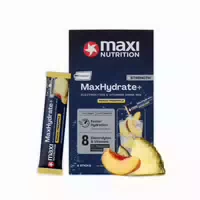 Maxhydrate Strength Elektrolyt Getränk Peach Pineapple 8 X 20 g