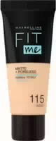 Maybelline Fit Me! Matte Poreless Make Up Nr 115