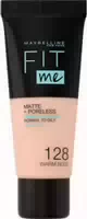 Maybelline New York Fit Me! Matte Poreless Make Up 128 Warm