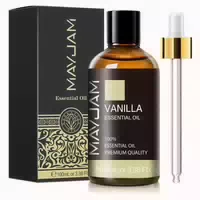 Mayjam Ätherische Öle Vanille 100 Ml, 100% Reine Natürliche Ätherische Öle 100 ml