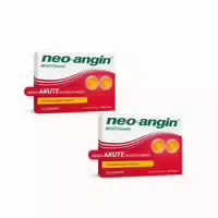 Neo Angin Benzydamin Zitrone Doppelpack 2x40 St Lutschtabletten