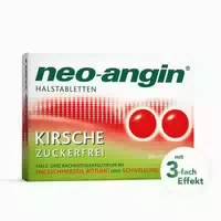 Neo Angin Halstabletten Kirsche Zuckerfrei 24 st Lutschtabletten