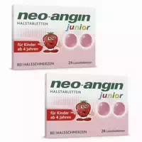 Neo Angin Junior Halstabletten Doppelpack 2x24 St Lutschtabletten