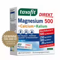 Taxofit Direkt Magnesium 500 Calcium Kalium 20 st Granulat