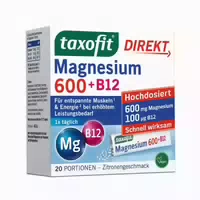 Taxofit Direkt Magnesium 600 B12 20 St Granulat