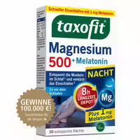 Taxofit Magnesium 500 Nacht Melatonin 30 st Tabletten