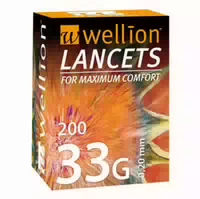 Wellion Lancets 33 G 200 St Lanzetten