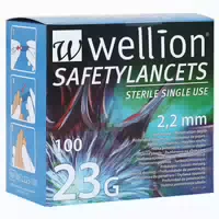 Wellion Safetylancets 23 g Sicherheitsei 25 st
