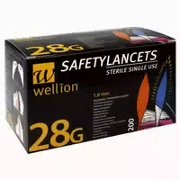 Wellion Safetylancets 23 g Sicherheitsei 25 st