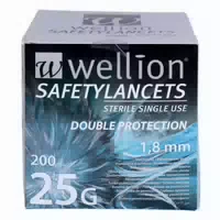 Wellion Safetylancets 25 G Sicherheitsei 200 St