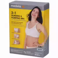 Medela 3 In 1 Still Und Abpump Bh Weiß, Gr Xxl