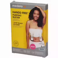 Medela Hands Free™ Abpump Bustier Weiß, Gr Xl
