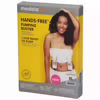 Medela Hands Free™ Abpump Bustier Weiß, Gr Xl