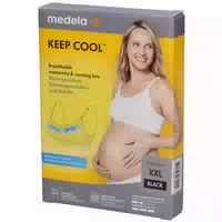 Medela Keep Cool™ Schwangerschafts Und Still Bh Schwarz, Gr Xxl