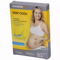 Medela Keep Cool™ Schwangerschafts und Still Bh Weiß, Gr Xxl