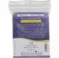 Rettungsdecke Gold Silber 22