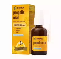 Medex Propolis Oral, Mund und Rachenspray, Wasserbasiert, ohne Alkohol