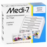 Medi 7 Medikamentendos für 7 Tage Weiß Russische Version
