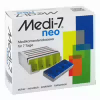 Medi 7 Uno Medikamentendosierer für 7 Tage Weiß 1 st
