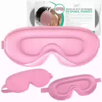 Medi Sleep 3d Schlafmaske Premium Rosa mit Verstellbarem Band