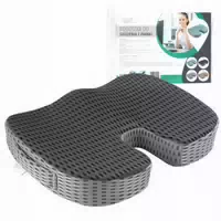 Medi Sleep Orthopädisches Sitzkissen aus Memory Schaum für Büro und Auto