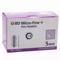 Bd Micro Fine 5 Pen Nadeln 0,25x5x110 M 110 St
