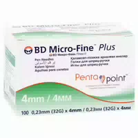 Bd Micro Fine Ultra Pen Nadeln 0,23x4 Mm 32 G
