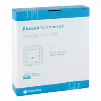 Biatain Silicone Lite Schaumverband 5x5 cm 5 st