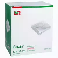 Gazin Mullkomp 10x10 cm Steril 8fach 25x2 st