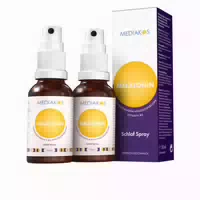 Mediakos Melatonin Ashwagandha Schlaf Spray 2x500 Ml