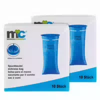 Medicalcorner24 Spuckbeutel 1,5 l Aufnahmekapazität , Latexfrei, 10 stk