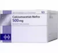 Calciumacetat Nefro 500 mg Filmtabletten 200 st Filmtabletten