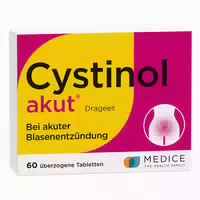 Cystinol Akut bei Akuter Blasenentzündung & Harnwegsinfektion 60 st Überzogene Tabletten