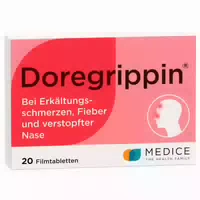Doregrippin Tabletten bei Grippalen Infekten 20 st Tabletten