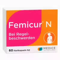 Femicur N Kapseln bei Regelbeschwerden 30 st Hartkapseln