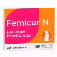 Femicur N Kapseln bei Regelbeschwerden 30 st Hartkapseln