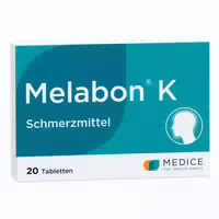 Melabon K bei Kopfschmerzen und Zahnschmerzen 20 st Tabletten