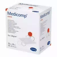 Medicomp Extra Vlieskomp Steril 10x10 Cm 6lagig