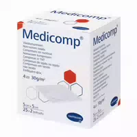 Medicomp Vlieskompressen Steril 5 Cm X 5 Cm 4lagig