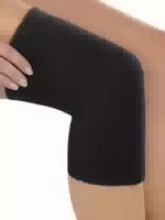 Medima Thermoas Kniewärmer Tri Elastisch Schwarz, Gr Xl